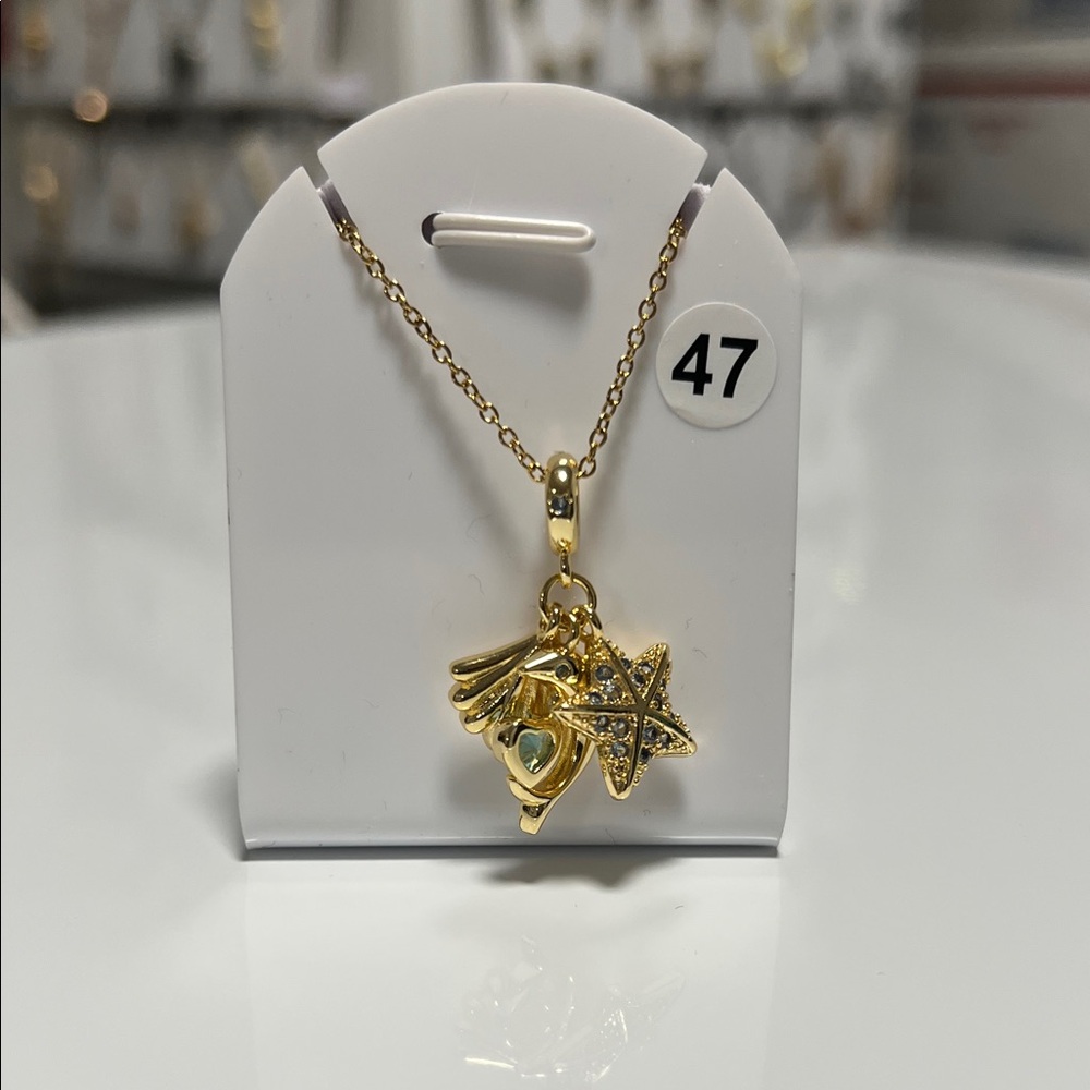 Gold Star Charm Necklace